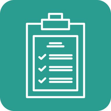 Görevler, simge vektör resmini listele. Proje yönetimi için de kullanılabilir. Web uygulamalarında, mobil uygulamalarda ve yazdırma ortamlarında kullanılabilir.