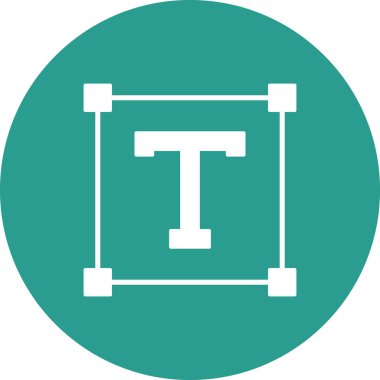 Tipografi, yazı tipi, metin ikonu vektör resmi. Seo & web için de kullanılabilir. Web uygulamalarında, mobil uygulamalarda ve yazdırma ortamlarında kullanılabilir.