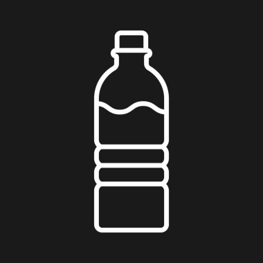 Su Şişe Simgesi vektör görüntüsü. Yaz & Tatilleri için kullanılabilir. Mobil uygulamalar, web uygulamaları ve yazdırma ortamları için elverişli.