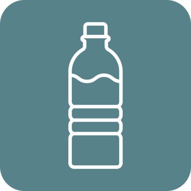 Su Şişe Simgesi vektör görüntüsü. Yaz & Tatilleri için kullanılabilir. Mobil uygulamalar, web uygulamaları ve yazdırma ortamları için elverişli.