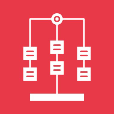 Workflow icon vector image. Can also be used for project management. Suitable for use on web apps, mobile apps and print media.