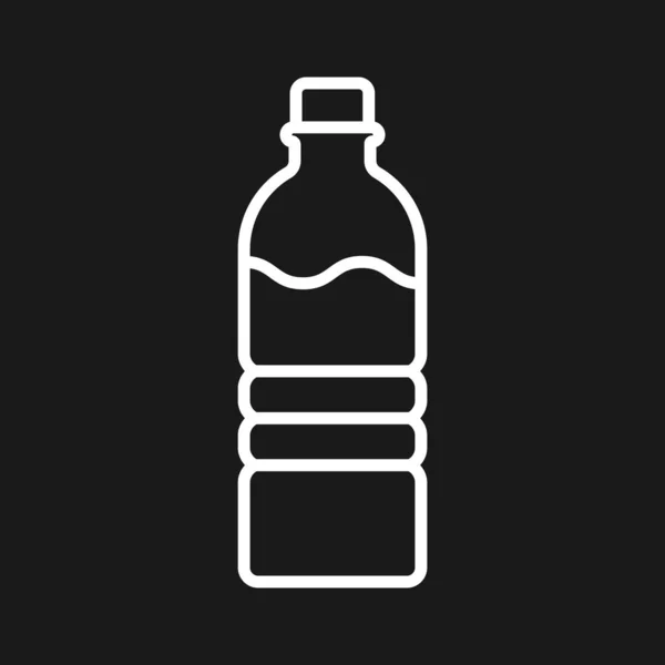 Waterfles Pictogram Vector Afbeelding Kan Gebruikt Worden Voor Zomer Vakantie — Stockvector