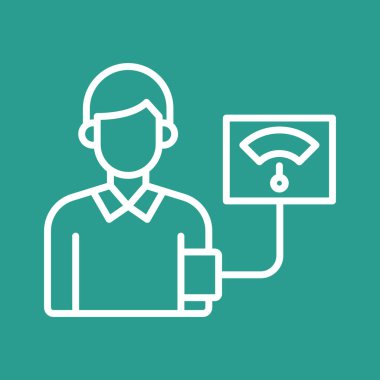 Kan basıncı ikon vektör görüntüsü. Revir için kullanılabilir. Mobil uygulamalar, web uygulamaları ve yazdırma ortamları için elverişli.