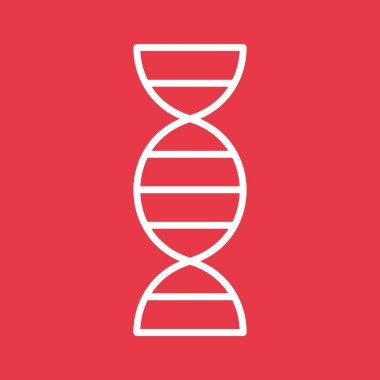 DNA Simgesi vektör görüntüsü. Revir için kullanılabilir. Mobil uygulamalar, web uygulamaları ve yazdırma ortamları için elverişli.