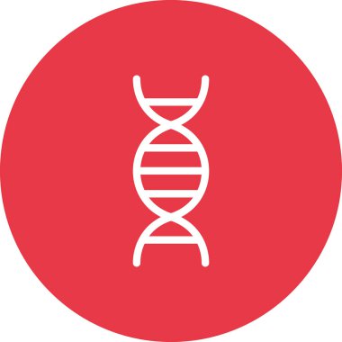 DNA Simgesi vektör görüntüsü. Revir için kullanılabilir. Mobil uygulamalar, web uygulamaları ve yazdırma ortamları için elverişli.
