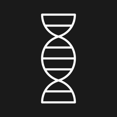 DNA Simgesi vektör görüntüsü. Revir için kullanılabilir. Mobil uygulamalar, web uygulamaları ve yazdırma ortamları için elverişli.