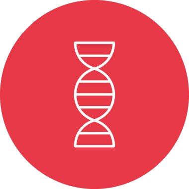 DNA Simgesi vektör görüntüsü. Revir için kullanılabilir. Mobil uygulamalar, web uygulamaları ve yazdırma ortamları için elverişli.