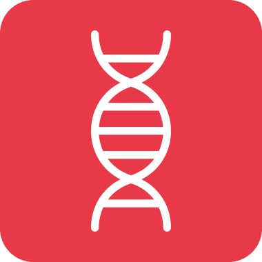 DNA Simgesi vektör görüntüsü. Revir için kullanılabilir. Mobil uygulamalar, web uygulamaları ve yazdırma ortamları için elverişli.