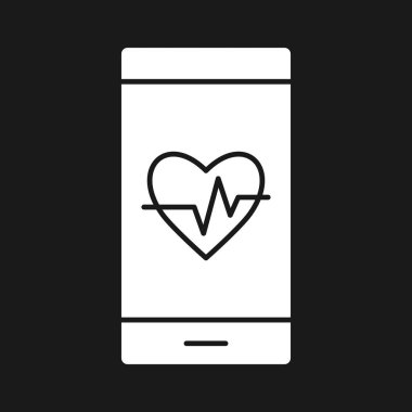 Tıbbi Uygulama Simgesi vektör resmi. Revir için kullanılabilir. Mobil uygulamalar, web uygulamaları ve yazdırma ortamları için elverişli.