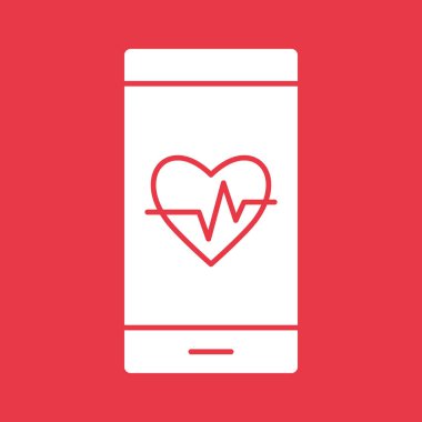 Tıbbi Uygulama Simgesi vektör resmi. Revir için kullanılabilir. Mobil uygulamalar, web uygulamaları ve yazdırma ortamları için elverişli.