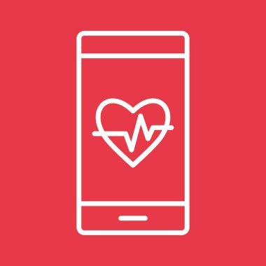 Tıbbi Uygulama Simgesi vektör resmi. Revir için kullanılabilir. Mobil uygulamalar, web uygulamaları ve yazdırma ortamları için elverişli.