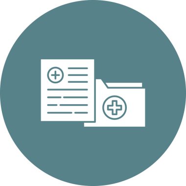 Tıbbi Dizin Simgesi vektör görüntüsü. Revir için kullanılabilir. Mobil uygulamalar, web uygulamaları ve yazdırma ortamları için elverişli.