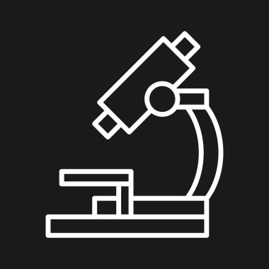 Mikroskop Simgesi vektör görüntüsü. Revir için kullanılabilir. Mobil uygulamalar, web uygulamaları ve yazdırma ortamları için elverişli.