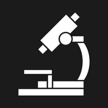 Mikroskop Simgesi vektör görüntüsü. Revir için kullanılabilir. Mobil uygulamalar, web uygulamaları ve yazdırma ortamları için elverişli.
