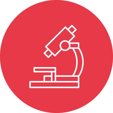 Mikroskop Simgesi vektör görüntüsü. Revir için kullanılabilir. Mobil uygulamalar, web uygulamaları ve yazdırma ortamları için elverişli.