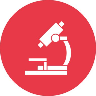Mikroskop Simgesi vektör görüntüsü. Revir için kullanılabilir. Mobil uygulamalar, web uygulamaları ve yazdırma ortamları için elverişli.