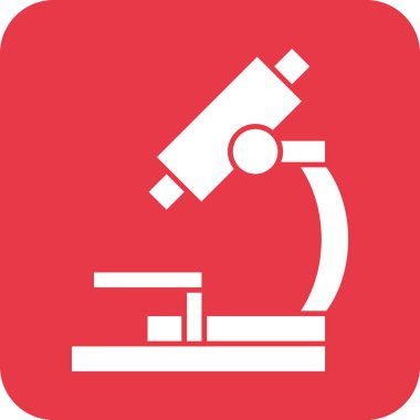 Mikroskop Simgesi vektör görüntüsü. Revir için kullanılabilir. Mobil uygulamalar, web uygulamaları ve yazdırma ortamları için elverişli.