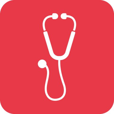 Stetoskop ikon vektör görüntüsü. Revir için kullanılabilir. Mobil uygulamalar, web uygulamaları ve yazdırma ortamları için elverişli.