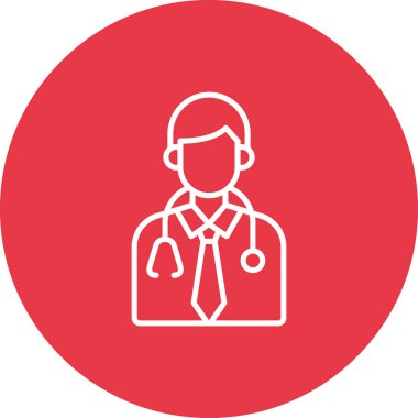 Doktor Simge vektör görüntüsü. Revir için kullanılabilir. Mobil uygulamalar, web uygulamaları ve yazdırma ortamları için elverişli.