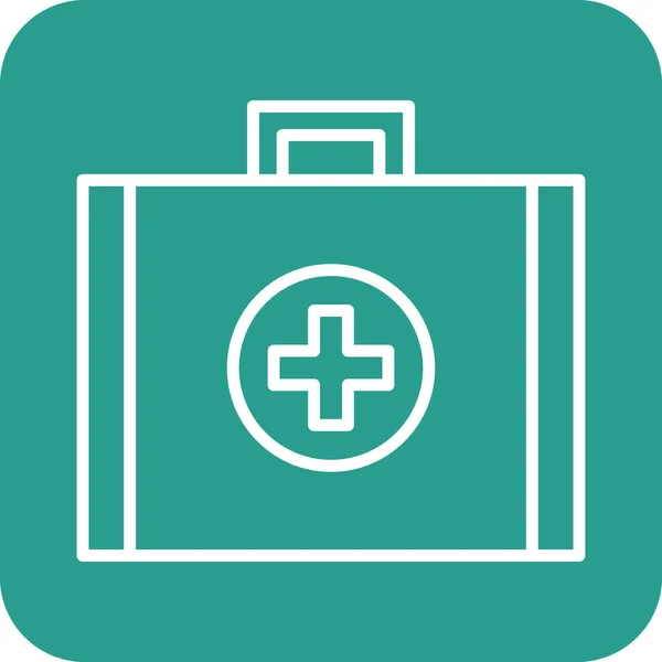 急救箱图标矢量图像 可用于医疗 适用于移动应用 网络应用及印刷媒体 — 图库矢量图片