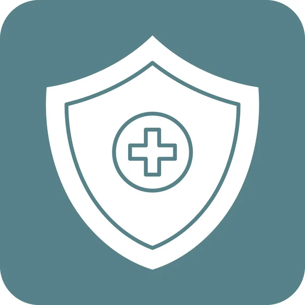 Imagem Vetorial Ícone Proteção Médica Pode Ser Usado Para Médicos —  Vetores de Stock