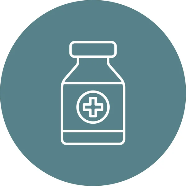 Medizin Icon Vektorbild Kann Für Die Medizin Verwendet Werden Geeignet — Stockvektor