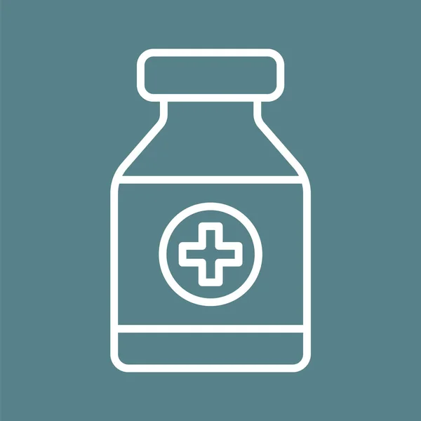 Medizin Icon Vektorbild Kann Für Die Medizin Verwendet Werden Geeignet — Stockvektor