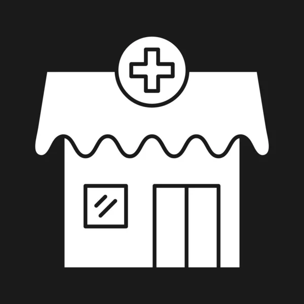 Pharmacy Icon Vector Image 의료용으로 수있다 모바일 미디어에 적합하다 — 스톡 벡터