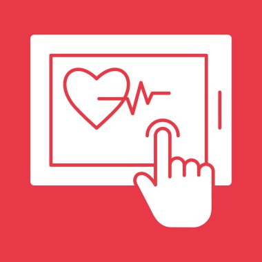 Tıbbi Tablet Simgesi vektör görüntüsü. Revir için kullanılabilir. Mobil uygulamalar, web uygulamaları ve yazdırma ortamları için elverişli.