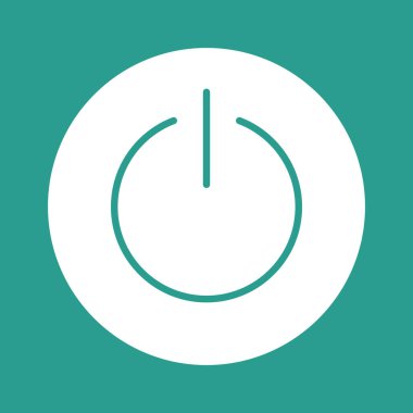 Güç, arayüz, simge vektör görüntüsü. Bilgi teknolojisi için de kullanılabilir. Web uygulamalarında, mobil uygulamalarda ve yazdırma ortamlarında kullanılabilir.