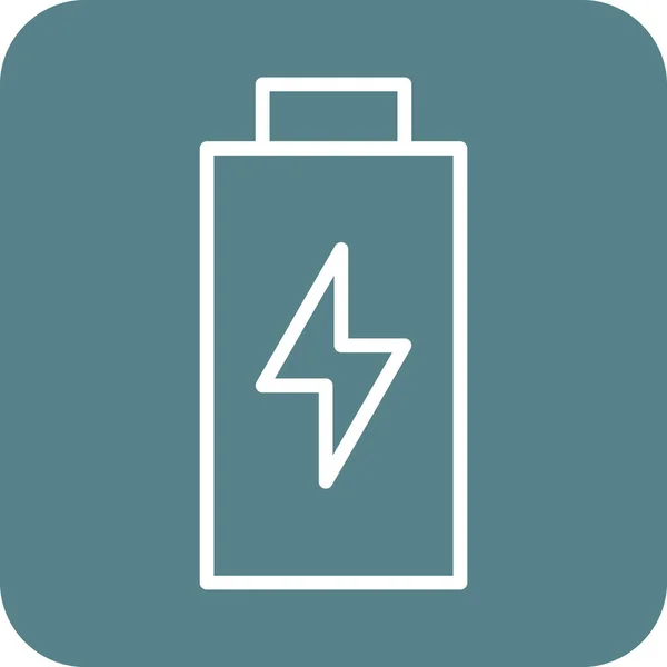 Batterij Indicator Opladen Pictogram Vector Afbeelding Kan Ook Worden Gebruikt — Stockvector