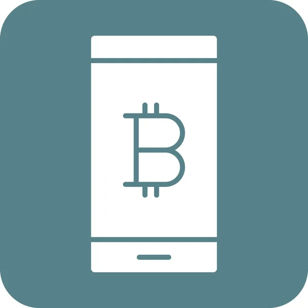 Digital Moneda Bitcoin Imagen Vectorial Icono Criptomoneda También Puede Utilizar — Vector de stock