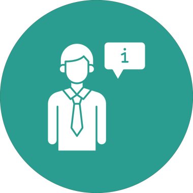 Danışman, bilgi, ikon vektör imajını destekle. Müşteri desteği için de kullanılabilir. Web uygulamalarında, mobil uygulamalarda ve yazdırma ortamlarında kullanılabilir.