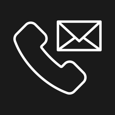 Simge vektör görüntüsü ile bağlantı kurar. Müşteri desteği için de kullanılabilir. Web uygulamalarında, mobil uygulamalarda ve yazdırma ortamlarında kullanılabilir.