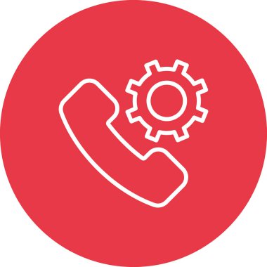 Müşteri desteği, yardım masası, telefon çağrısı ikon vektör görüntüsü. Müşteri desteği için de kullanılabilir. Web uygulamalarında, mobil uygulamalarda ve yazdırma ortamlarında kullanılabilir.