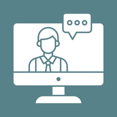 Destek, konferans, ikon vektör görüntüsünü ara. Müşteri desteği için de kullanılabilir. Web uygulamalarında, mobil uygulamalarda ve yazdırma ortamlarında kullanılabilir.