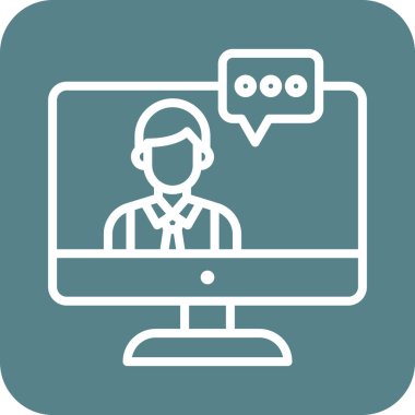 Destek, konferans, ikon vektör görüntüsünü ara. Müşteri desteği için de kullanılabilir. Web uygulamalarında, mobil uygulamalarda ve yazdırma ortamlarında kullanılabilir.