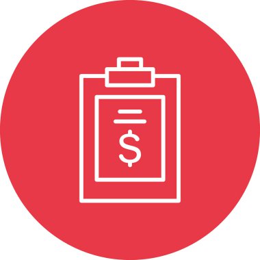 İş raporu, mali denetim, satış, kar ikonu vektör imajı. Finans ve Para için de kullanılabilir. Web uygulamalarında, mobil uygulamalarda ve yazdırma ortamlarında kullanılabilir.