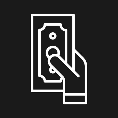 Para ver, el, ikon vektör imajı öde. Finans ve Para için de kullanılabilir. Web uygulamalarında, mobil uygulamalarda ve yazdırma ortamlarında kullanılabilir.