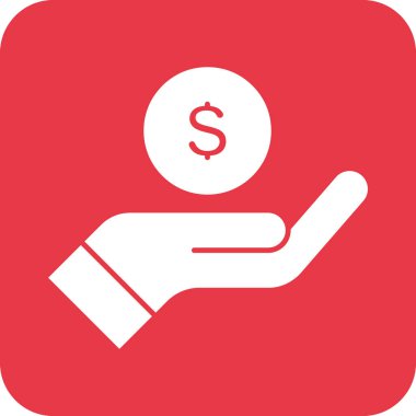 El, gelir, gelir ikonu vektör imajı. Finans ve Para için de kullanılabilir. Web uygulamalarında, mobil uygulamalarda ve yazdırma ortamlarında kullanılabilir.