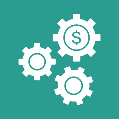 Varlık Yönetimi simge vektör resmi. Finans ve Para için de kullanılabilir. Web uygulamalarında, mobil uygulamalarda ve yazdırma ortamlarında kullanılabilir.