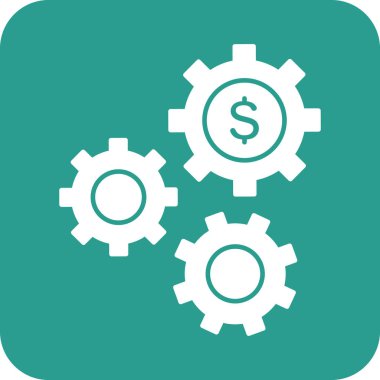 Varlık Yönetimi simge vektör resmi. Finans ve Para için de kullanılabilir. Web uygulamalarında, mobil uygulamalarda ve yazdırma ortamlarında kullanılabilir.