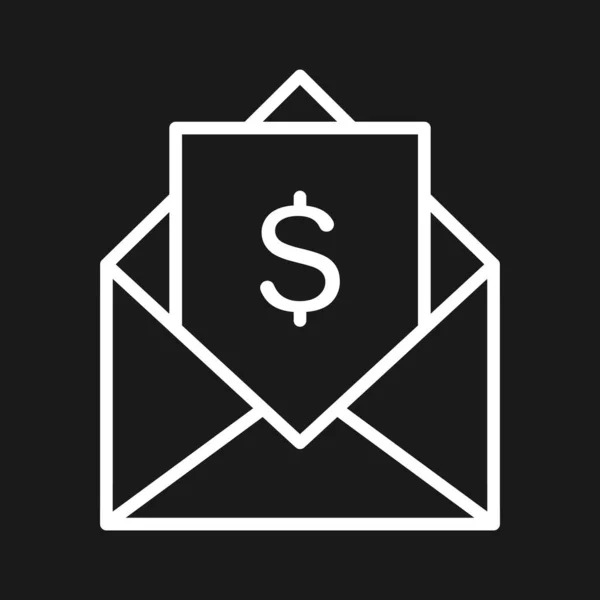 Mail Fonds Geld Icon Vektorbild Kann Auch Für Finanzen Und — Stockvektor