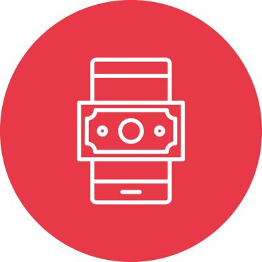 Mobil ödeme, para, ikon vektör görüntüsü transferi. Finans ve Para için de kullanılabilir. Web uygulamalarında, mobil uygulamalarda ve yazdırma ortamlarında kullanılabilir.
