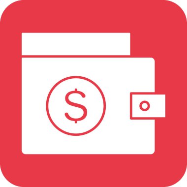 Cüzdan, para, çanta ikonu vektör görüntüsü. Finans ve Para için de kullanılabilir. Web uygulamalarında, mobil uygulamalarda ve yazdırma ortamlarında kullanılabilir.