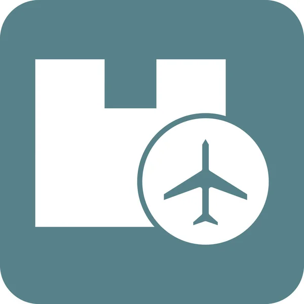 Air Shipping Aeroplane Air Icon Vector Image Can Also Used — Stock Vector