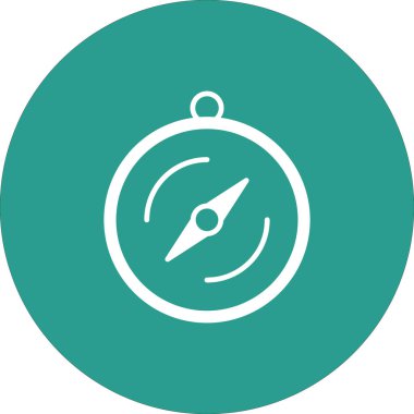 Pusula simgesi vektör görüntüsü. Teslimat ve lojistik için de kullanılabilir. Web uygulamalarında, mobil uygulamalarda ve yazdırma ortamlarında kullanılabilir.