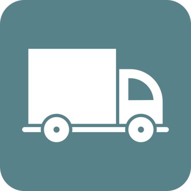 Teslimat, minibüs, ikon vektör görüntüsü gönderiliyor. Teslimat ve lojistik için de kullanılabilir. Web uygulamalarında, mobil uygulamalarda ve yazdırma ortamlarında kullanılabilir.