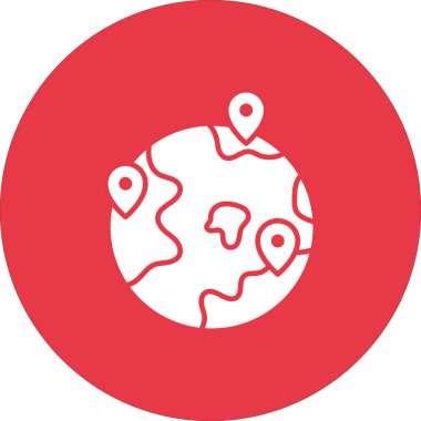 Adres, teslimat, konum simgesi vektör resmi. Teslimat ve lojistik için de kullanılabilir. Web uygulamalarında, mobil uygulamalarda ve yazdırma ortamlarında kullanılabilir.