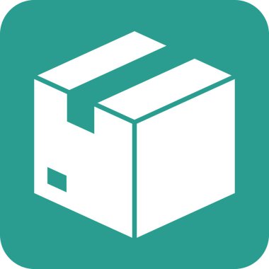 Kutu, paket, paket simgesi vektör görüntüsü. Teslimat ve lojistik için de kullanılabilir. Web uygulamalarında, mobil uygulamalarda ve yazdırma ortamlarında kullanılabilir.